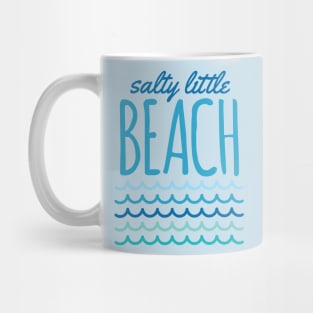 Salty Little Beach Funny Pun Mug